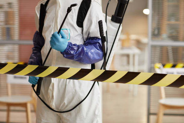 Professional Blood Cleanup technician working in Alcester, SD
